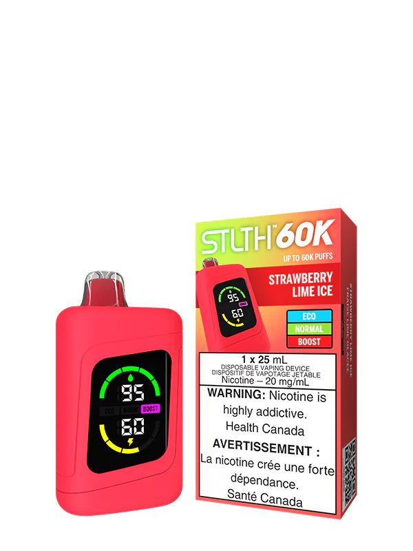 STLTH 60K Strawberry Lime Ice Disposable Vape – 60,000 Puffs