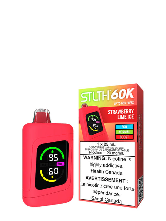 STLTH 60K Strawberry Lime Ice Disposable Vape – 60,000 Puffs