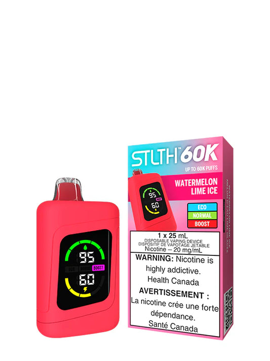STLTH 60K Watermelon Lime Ice Disposable Vape – 60,000 Puffs