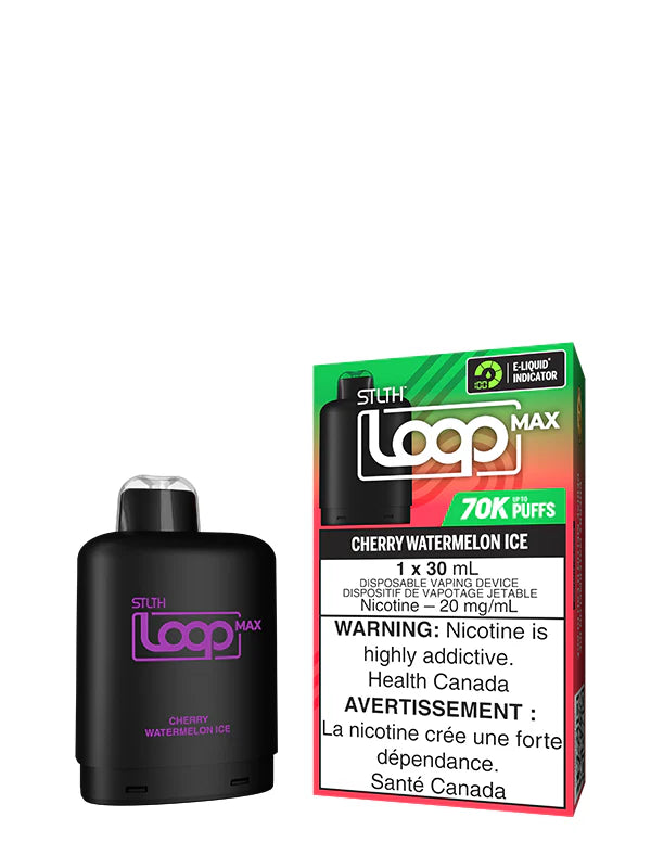 STLTH Loop Max Cherry Watermelon Ice Pods – 70,000 Puffs
